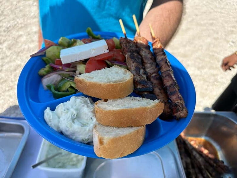 Nydri: Island Hopping Boat Cruise with Beach BBQ Lunch - Key Points