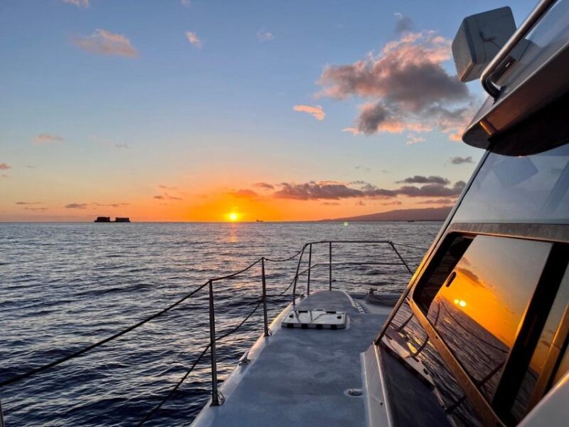 Oahu: Private Catamaran Sunset Cruise & Optional Snorkeling - Snorkeling and Water Activities
