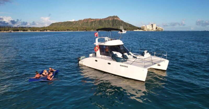 Oahu: Private Catamaran Sunset Cruise & Optional Snorkeling - Sunset & Relaxation