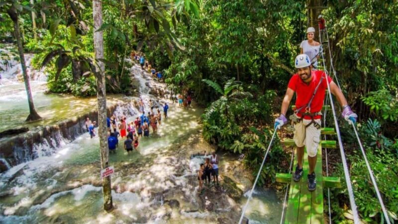 Ocho Rio: Dunns River Falls, Rafting, Horses & Ziplines Tour - Frequently Asked Questions