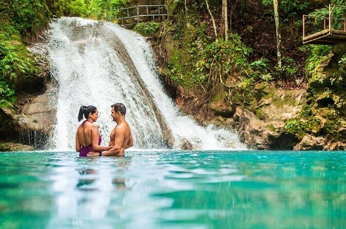 Ocho Rios Jamaica Blue Hole Waterfalls Lunch and Beach Tour - Authenticity and Value