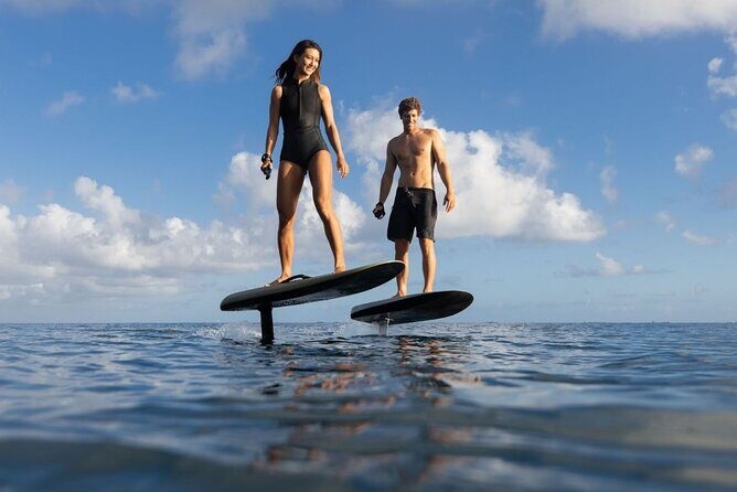 Off-Water Electric Hydrofoil Surfboard Premium eFoil Adventures - Key Points