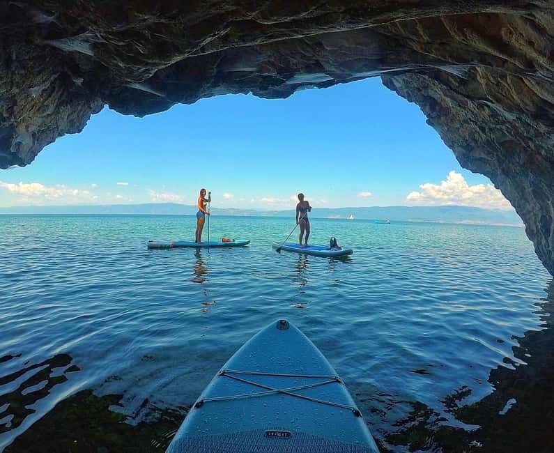 Ohrid: Stand Up Paddleboarding Tour with Landmarks & Photos - What’s Included and What’s Not