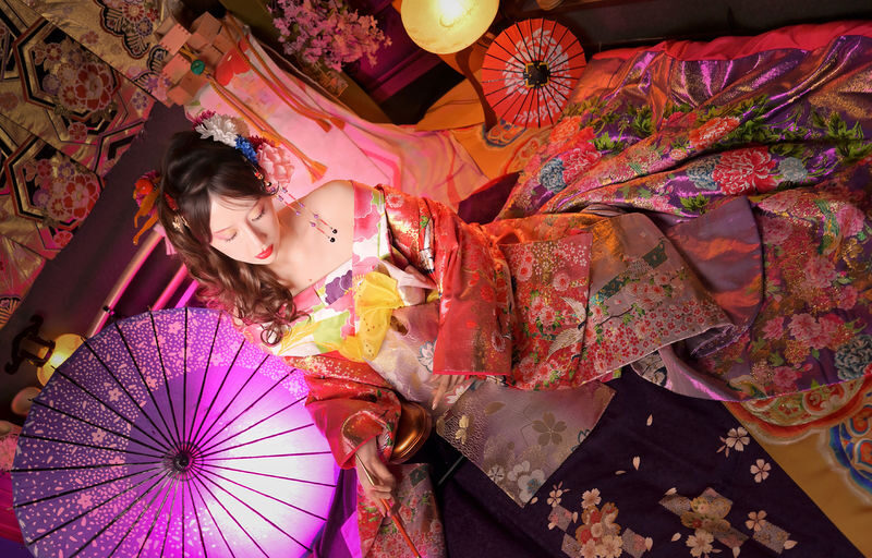 Oiran Experience/Oiran Photo Shoot - From everyday clothes to an oiran look