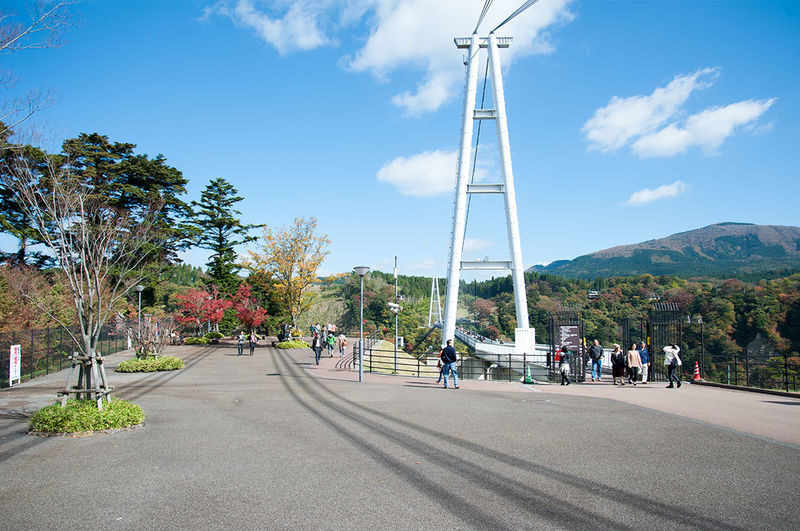 Oita Autumn Foliage Day Trip | Kokonoe "Yume" Otsushashi Bridge / Kyusuikei / Keiseien / Hitome Hakkei (Departing from Fukuoka) - Lunch and fall color at Kyusuikei