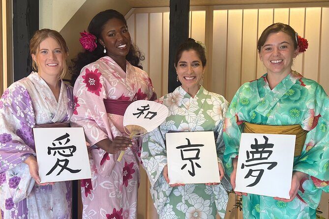 OKADAKyoto Japanese calligraphy experience (shodo) - Key Points