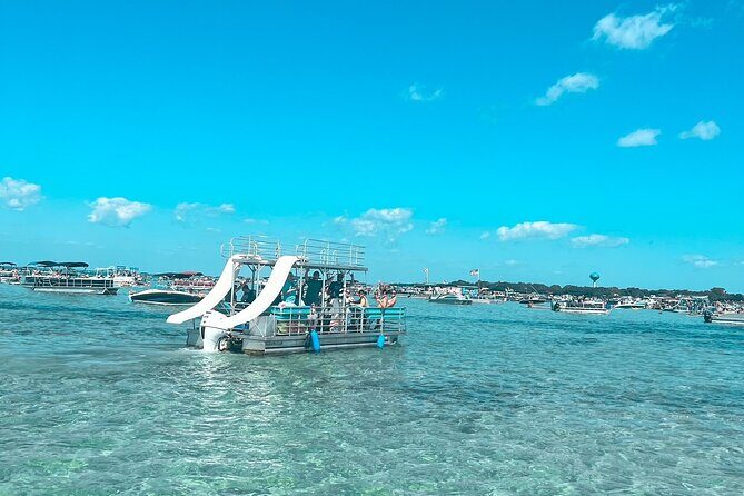 Okaloosa Island Full Day Triple Slide Pontoon Adventure - Experience the Ultimate Water Fun on Okaloosa Island’s Triple Slide Pontoon Adventure