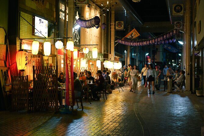 Okinawa Bar Hopping Tour with Sanshin Live in Music Town Koza - Key Points