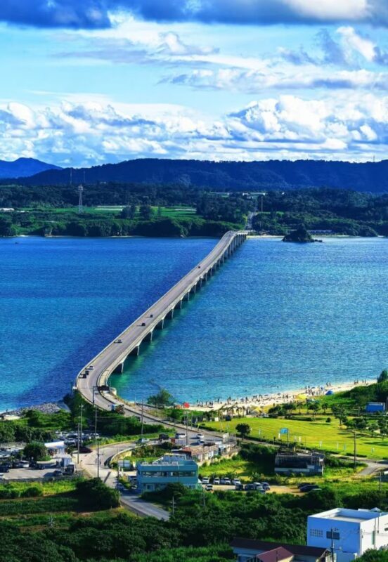 Okinawa day trip private car charter - choose from classic routes & pick-up/drop-off from north/central/south/cruise port/airport/hotel + customizable itinerary - American Village: shops, snacks, and a beach finish