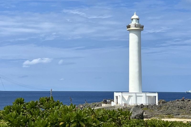 Okinawa: Naminoue Shrine & Cape Zanpa Lighthouse & American Village & Southeast Botanical Gardens Illumination Show Day Trip (Departure at Noon) - Cape Zanpa: 99 steps and a sea breeze