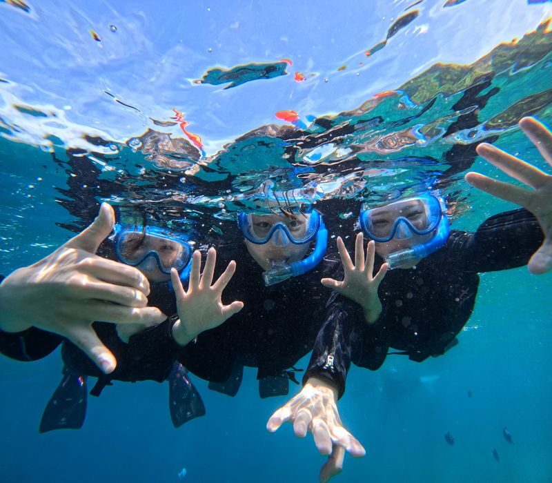 Okinawa, Onna Village | Blue Cave Snorkeling + Clear Kayak Experience | With GoPro Filming - Two ways to see Onna’s clear water