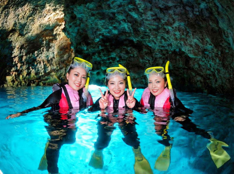 Okinawa Onna Village Blue Cave Snorkeling Experience (includes free GoPro rental) - Booking details worth checking