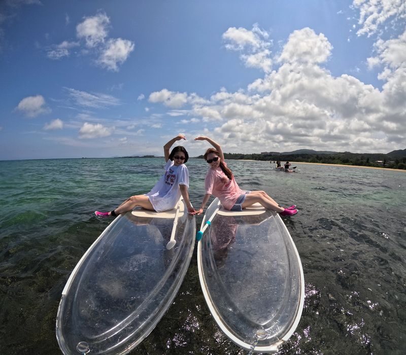 Okinawa Onna Village: Clear SUP Experience (with photo shoot) - What the hour on the water is like