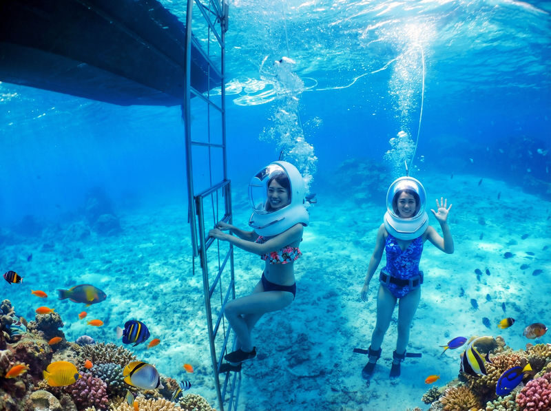 Okinawa: Onna Village Underwater Walk Experience by Boat (Free Go Pro Rental) - A Five-Minute Boat Ride to the Sea-Walking Site