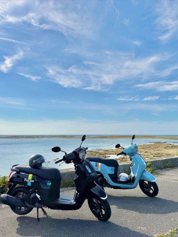 Okinawa Scooter Experience New 125cc Cost includes insurance Asahibashi Station (provided by OkiMoto) - Setting Out From Asahibashi Station
