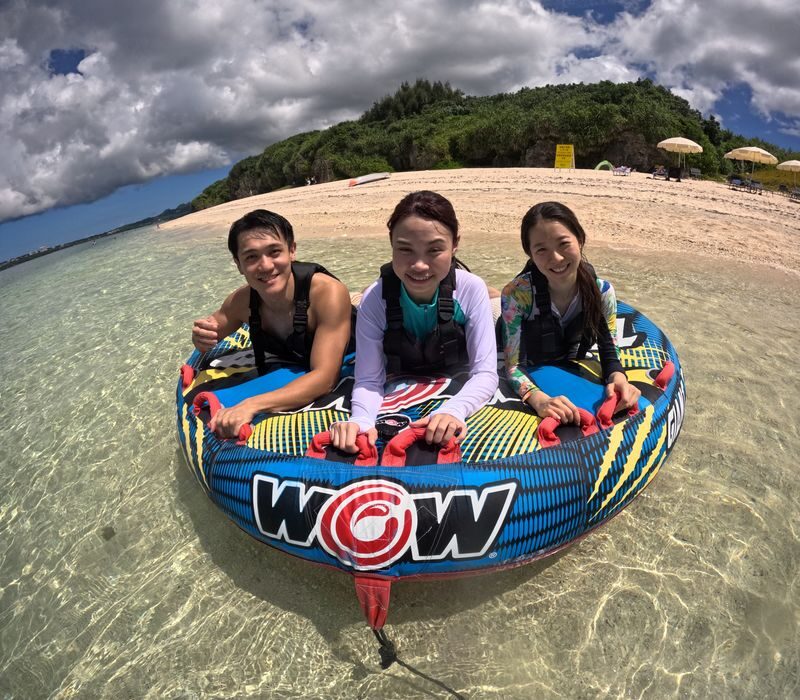 Okinawa Sesoko Island Snorkeling/Parasailing/Water Activities - Add height, speed, or both