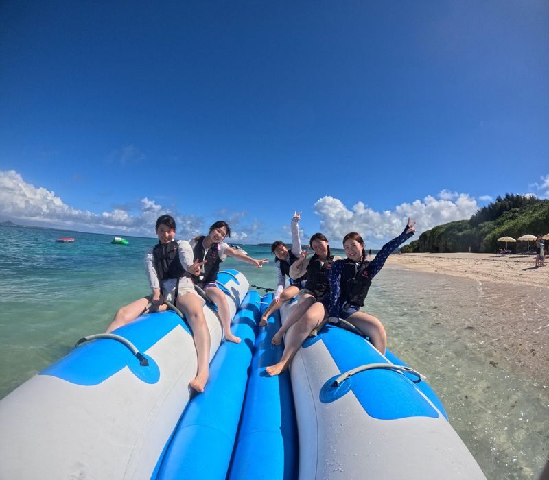 Okinawa Sesoko Island Snorkeling/Parasailing/Water Activities - Getting there and preparing for the beach
