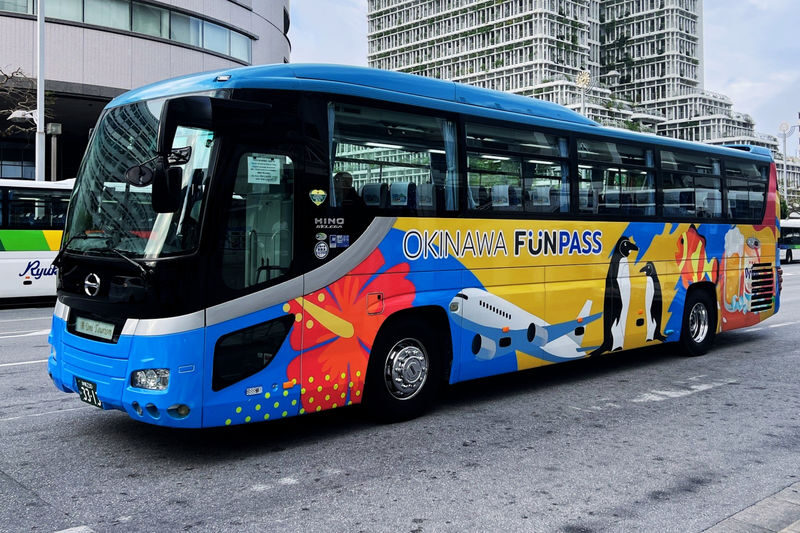 Okinawa Sightseeing Bus North and South Routes 1-Day Tour: Gyokusendo Cave, DMM Kariyushi Aquarium, Senagajima & Cape Manzamo, Churaumi Aquarium, American Village - At a glance: two routes, two different days