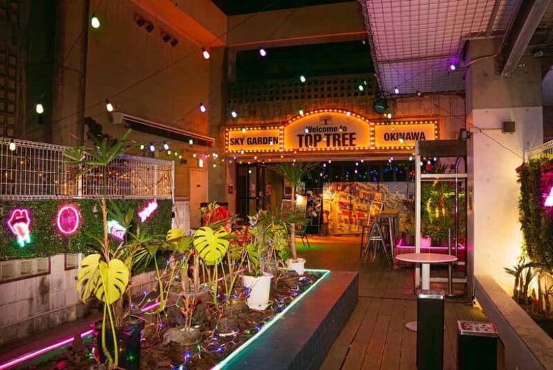 Okinawa:Sky BAR TOPTREE Nightclub Entry Ticket (For Foreign) - Analyzing the Value