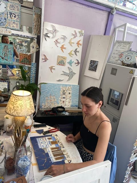Olhão: Art Mosaic 2 hours Workshop by MosaicOlhão - The Authentic Experience and Authenticity
