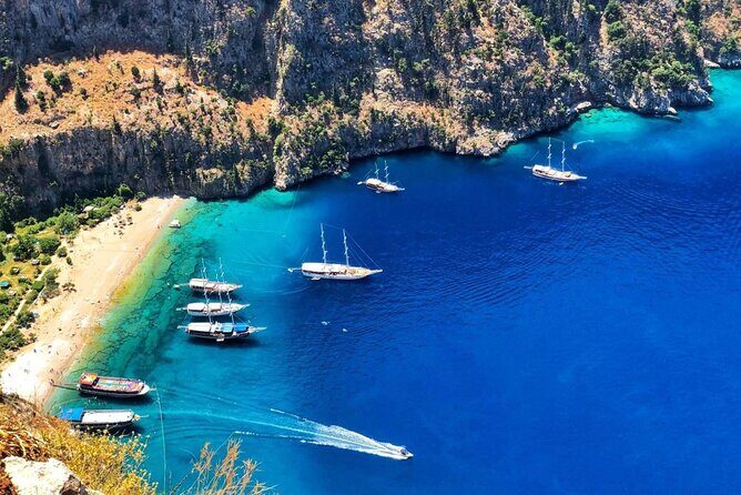 Ölüdeniz Butterfly Valley Boat Trip with Buffet Lunch - Key Points