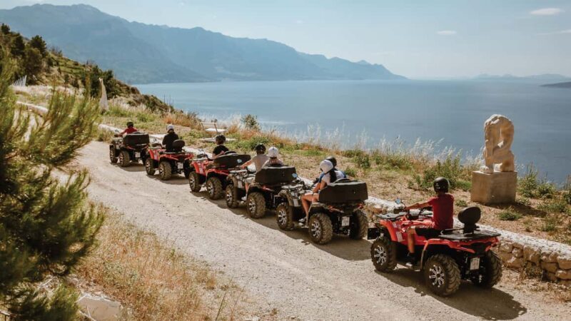 Omi/Split Expedition: 65 km Quad Tour to Hidden Waterfalls - An Authentic Way to Explore Dalmatia on a Quad
