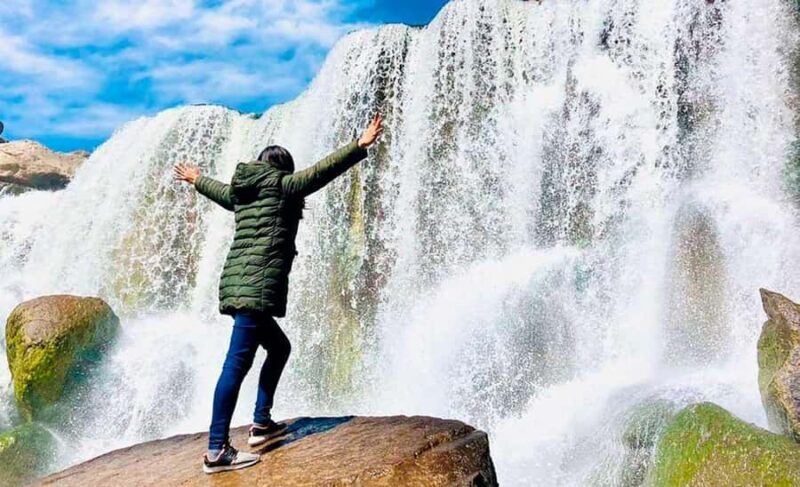 On the way to Pillones waterfall: Excursion from Arequipa - Discovering the Natural Beauty of the Pillones Waterfalls and Imata Stone Forest
