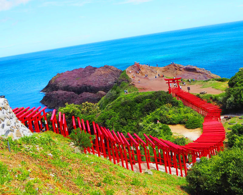 One-day tour experience of Motonosumi Shrine and Mount Sarakura - A long loop from Fukuoka