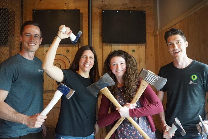 One Hour Axe Throwing Guided Experience in Whistler - Food, Drinks, and Extras