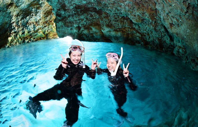 Onna Village Blue Cave Diving & Snorkeling (Boat Course) (Unlimited Photos & Videos, Free Parking & Shower) - What to know before you book