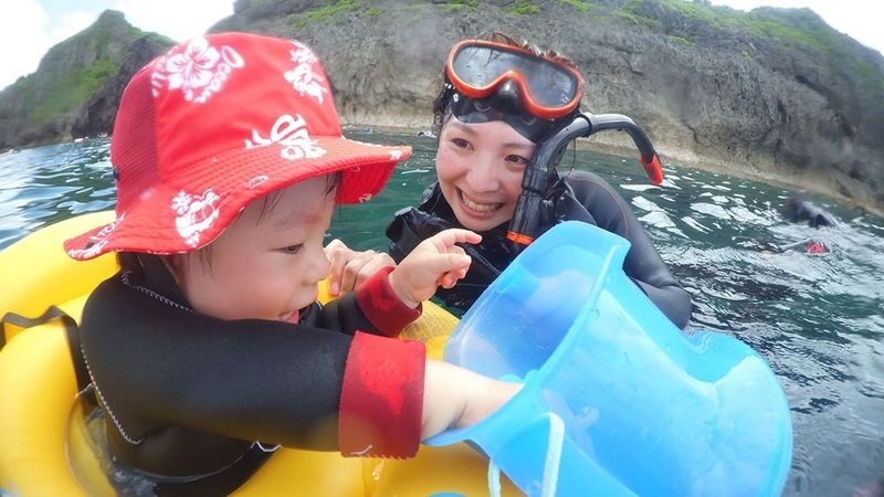 Onna Village Blue Cave Kids Snorkeling (Ages 1 and up OK) (Unlimited Photos & Videos, Free Parking & Shower) - What the two-hour schedule looks like