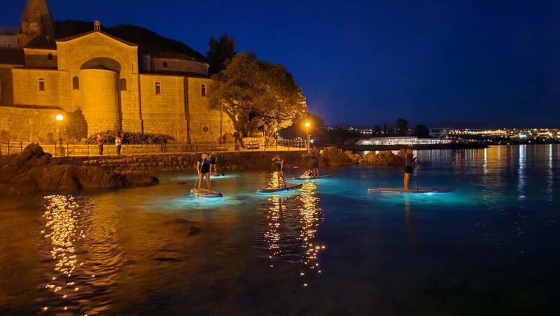 Opatija: Guided SUP Paddleboarding Adventure at Night - An Evening on the Water: What to Expect