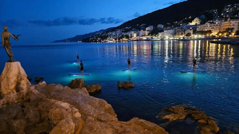 Opatija: Guided SUP Paddleboarding Adventure at Night - FAQ