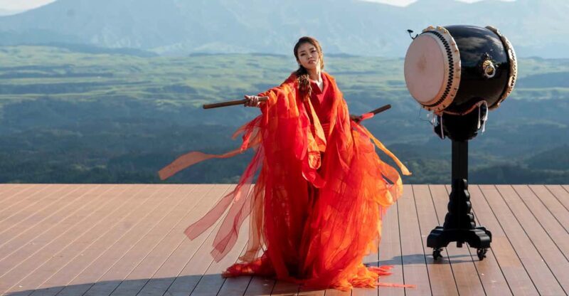 Open-air theater "Tao- no-Oka" Drum TAO Live performance - Key Points