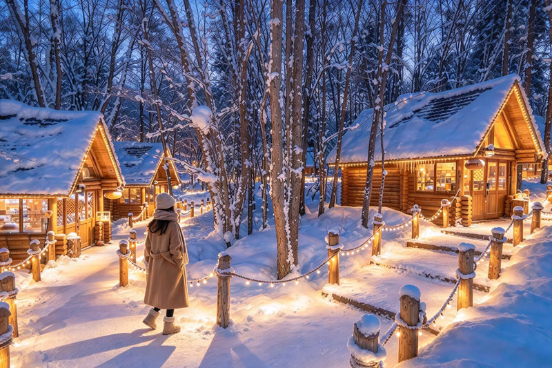 Optional Snowmobile | Hokkaido Winter Day Tour | Asahiyama Zoo Penguin Walk & Ningle Terrace Illumination | Multiple Routes Available - What to know before you book