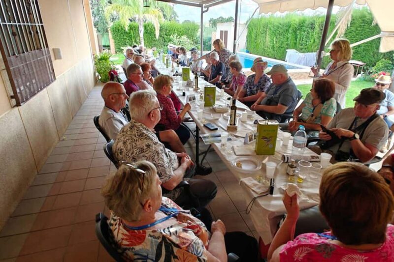 Organic olive oil tasting and visit to a family olive grove with fruit and a gift - Key Points
