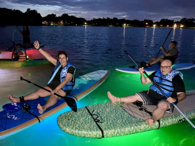 Orlando: Date Night LED Night Glow Tour with Sparkling Wine - Key Points