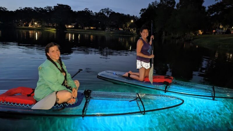 Orlando: LED Night Glow Clear Kayak or Paddleboard Tour - The Value of a Night Paddle