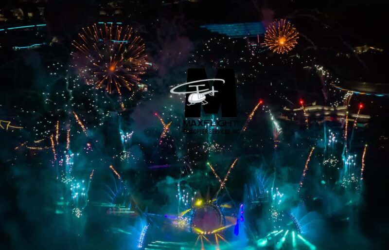 Orlando:*Limited Time*Halloween/Christmas Fireworks Tour - The Experience of Viewing from the Air