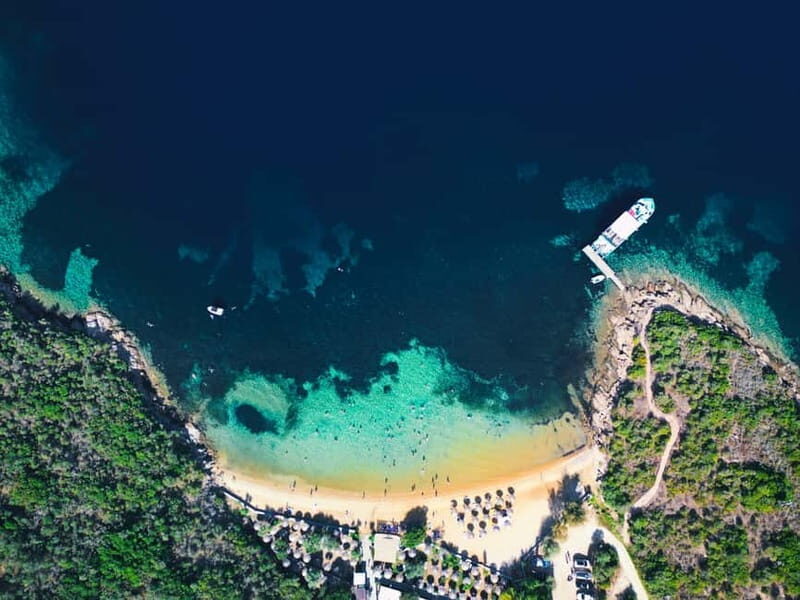Ormos Panagias: Blue Lagoon Cruise to Ammouliani Island - The Blue Lagoon at Lagonisi Gulf