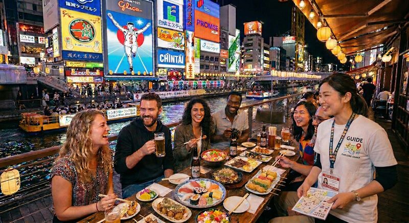 Osaka: Guided Food Tour with 12 Dishes and 2 Drinks - A food-first introduction to Dotonbori