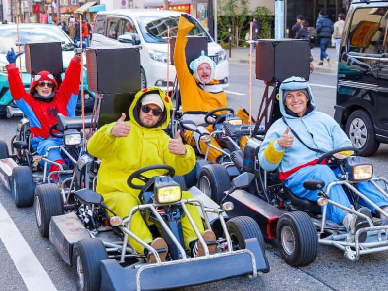 Osaka: Guided Go Karting Tour in a Funny Costume - Key Points