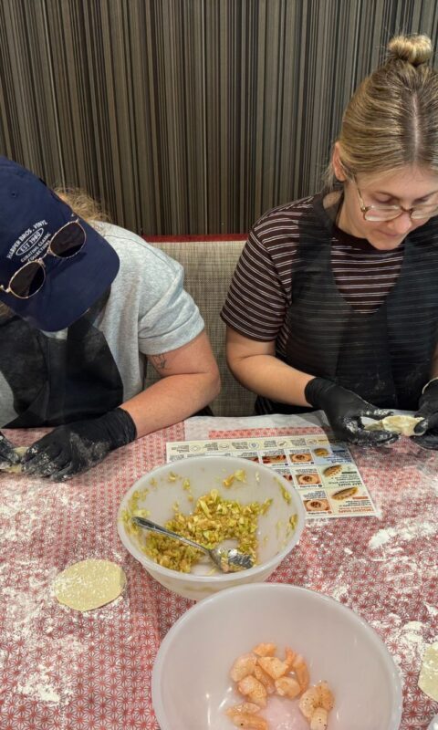 Osaka: Handmade Gyoza Cooking Class from Scratch & Yakisoba - Let the chef cook, then sit down to eat