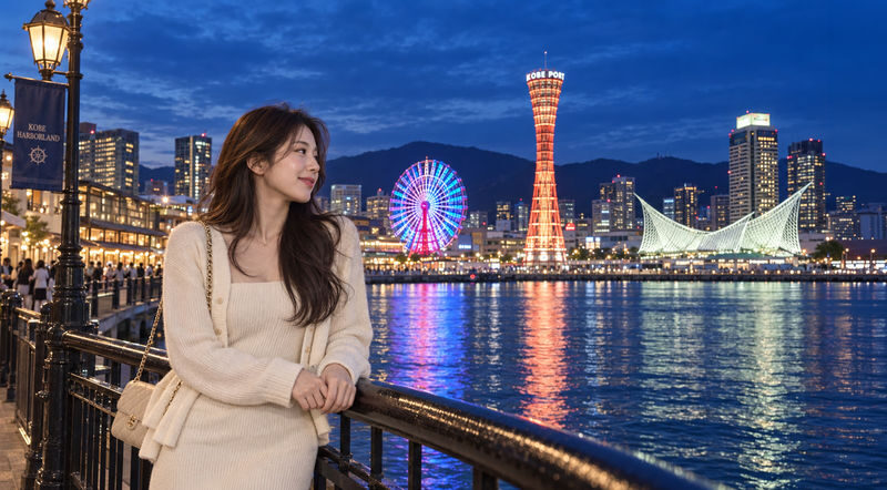 Osaka Kobe Suma Seaworld & Rokko Garden Terrace Full-Day Tour with Night View - The Short Version
