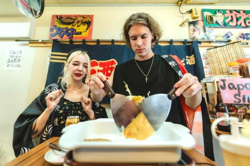 Osaka: Okonomiyaki Street Food Cooking Class in a Happi - Key Points