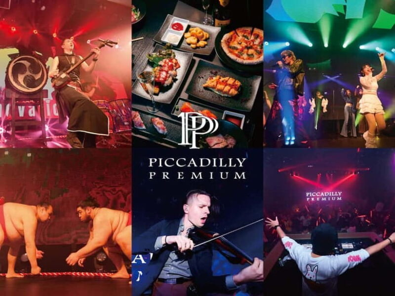 Osaka: PICCADILLY PREMIUM LIVE SHOW & NIGHTCLUB TICKET - Key Points