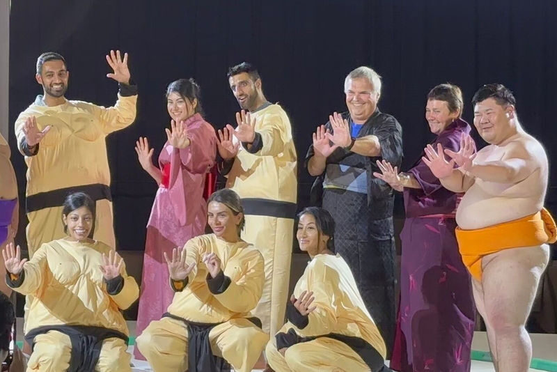 Osaka Sumo Show: Sumo Experience, Kimono Dress-Up & Chanko Nabe - Finding the venue in Rinku Town