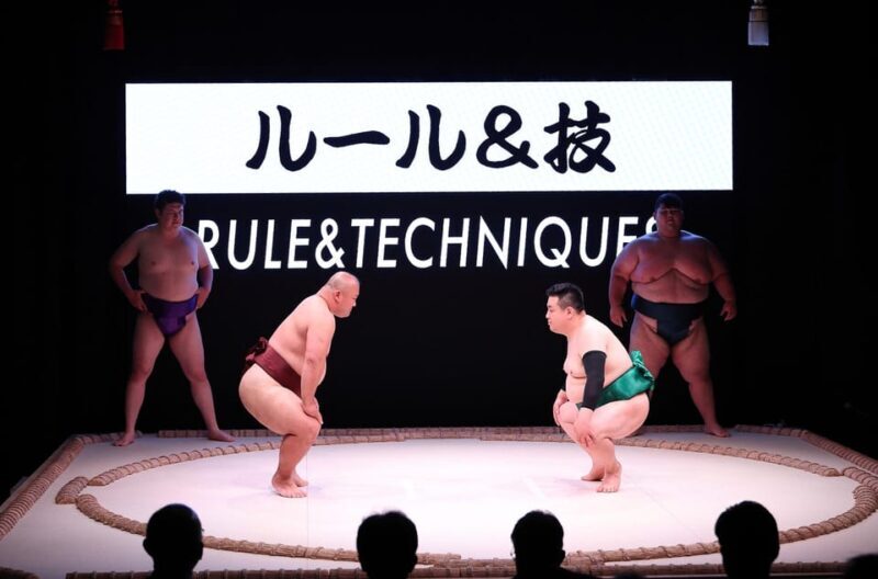 Osaka: Sumo Stage Show with Bento & Fight + Photo Shooting - Key Points