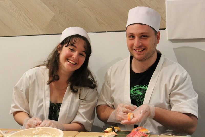 Osaka Sushi Making Class - The Namba setting and how to find the shop