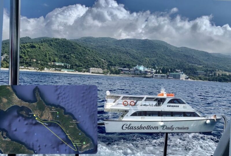 Ouranoupoli: Mount Athos Sightseeing Glass-Bottom Boat Tour - Detailed Breakdown of the Experience